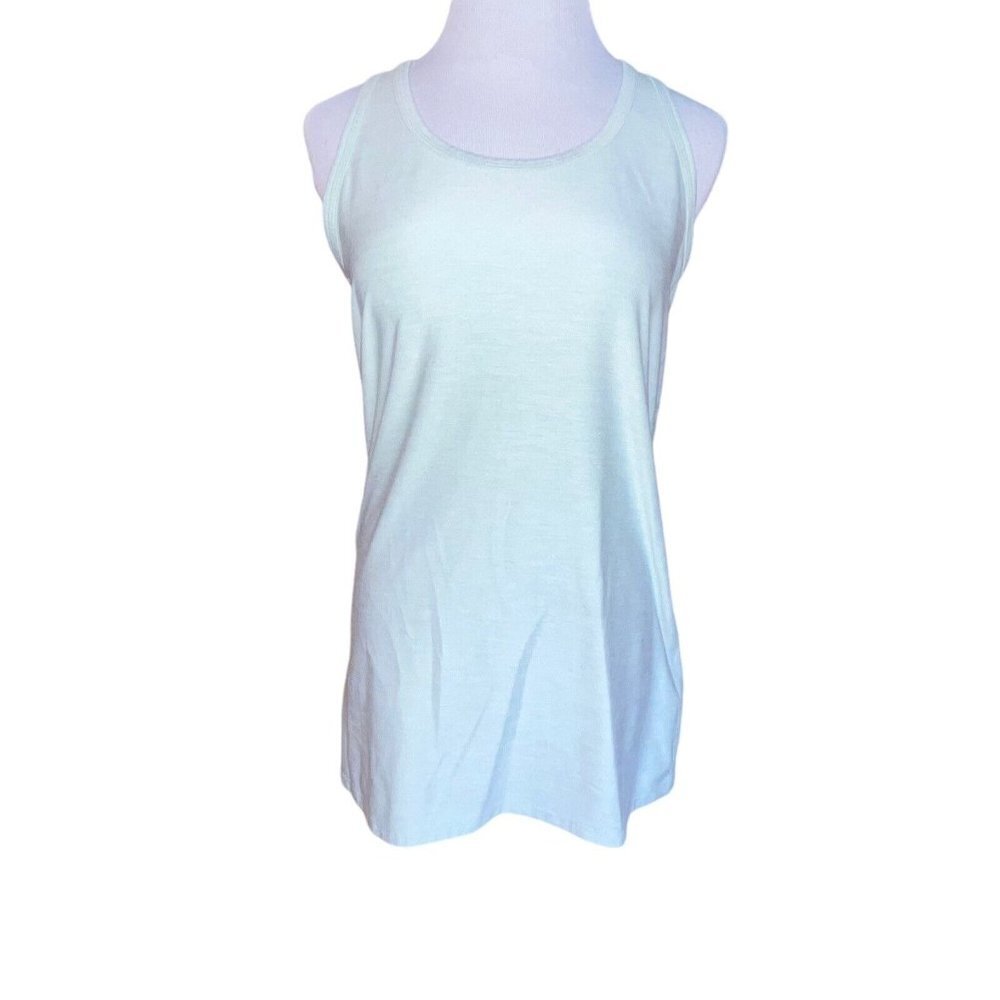 The North Face Tank Top Women's Flash Dry RacerBack Scoop Neck Mint Green Size L